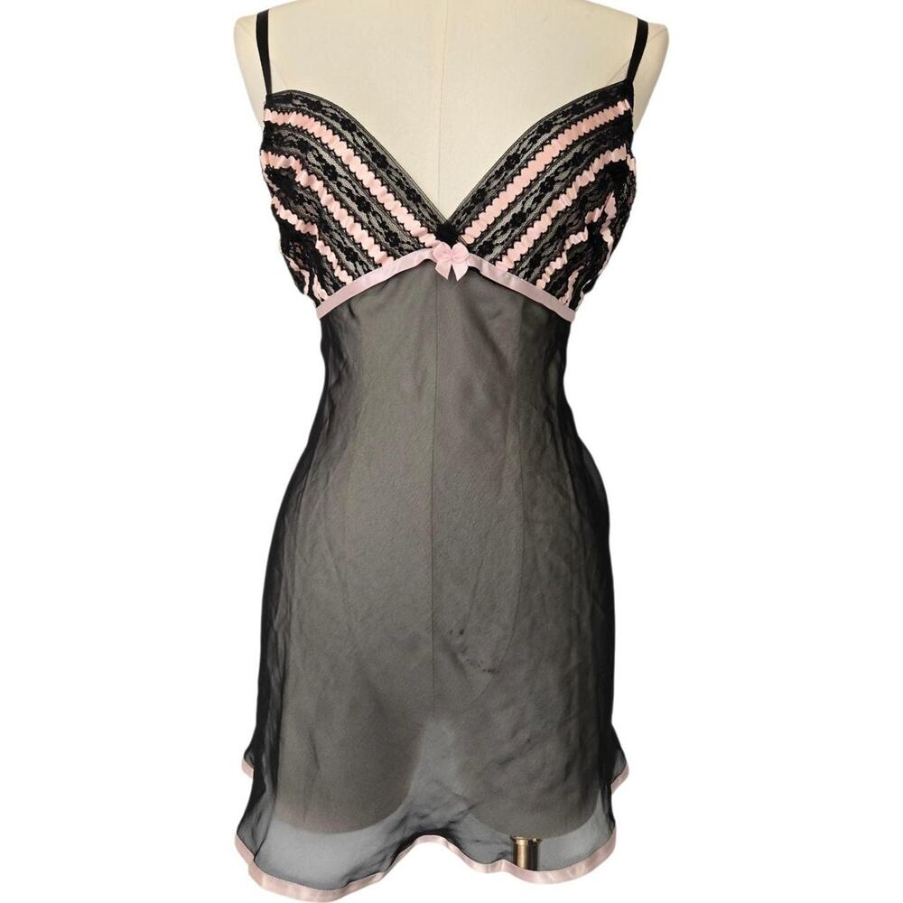 Coquette y2k sheer mesh babydoll